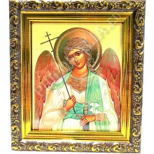 Икона под стеклом в багетной рамке "Ангел Хранитель"