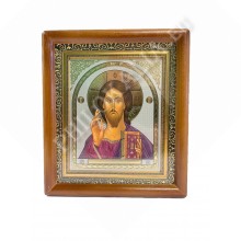 Икона в киоте (багет)(б.) (Спаситель и Казанская)