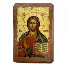 Икона под старину на дереве (м.) (Спаситель)