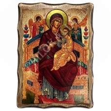 Икона под старину на дереве (c.) (Б.М. Всецарица)
