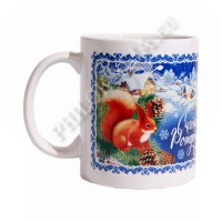 Кружка, керамика "С Рождеством Христовым!" №3