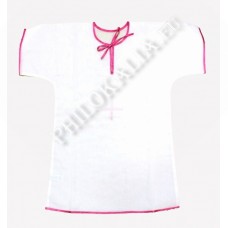 Рубашка для крещения (от 6 до 7 лет) (розовая)