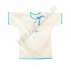 Рубашка для крещения (от 6 до 7 лет) (голубая)