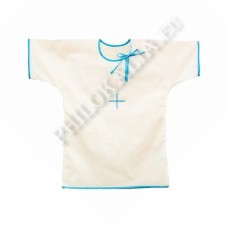 Рубашка для крещения (от 4 до 5 лет) (голубая)